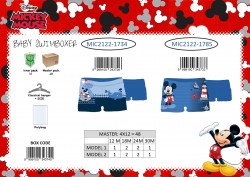 Boxer de Bain BEBE MICKEY...