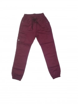 PANTALON BAGGY BORDEAUX ( 8...
