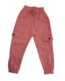 PANTALON FILLE ROSE CLAIR (...