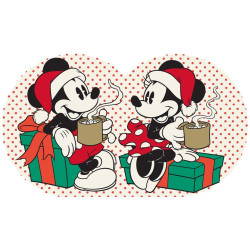 Coussin FORME MICKEY&MINNIE...