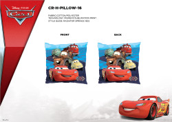 Coussin CARS CR-H-PILLOW-16