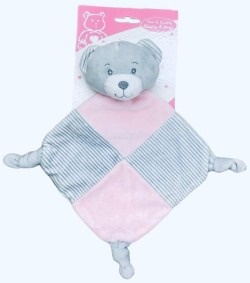 Doudou YT17157 OURS ROSE