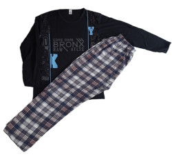 PYJAMA HOMME 14081BLEU MARINE