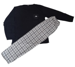 PYJAMA HOMME 14079 GRIS FONCÈ