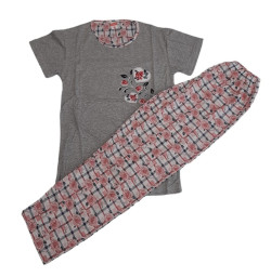 PYJAMA FEMME 12631 GRIS