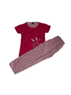 PYJAMA FEMME 12634 ROUGE