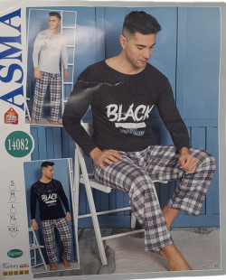 PYJAMA HOMME 14082 GRIS FONCÈ