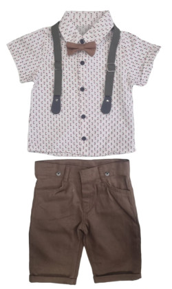 Ensemble 4 Pièces TITIP MARRON