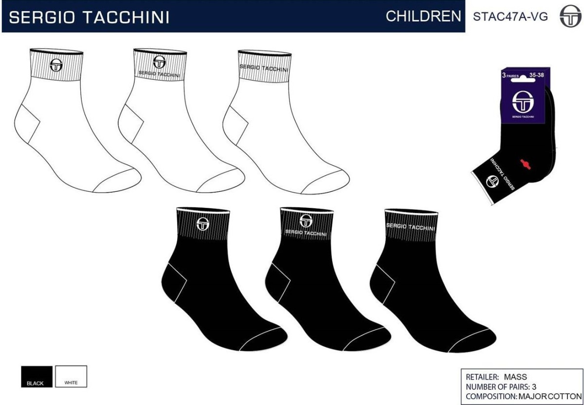 Lot de 3 paires de Chaussettes Enfants SERGIO TACCHINI 83898348