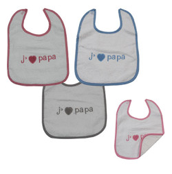 Bavoir J'AIME PAPA 9190100