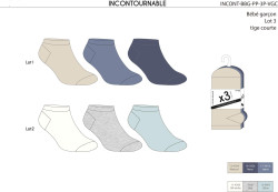 Lot de 3 Paires de...